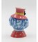 Ceramic Blue Hair Dollymama Vase, Makeup Brush Holder, Gift for Her, Vanity Decor, Kitchen Decor